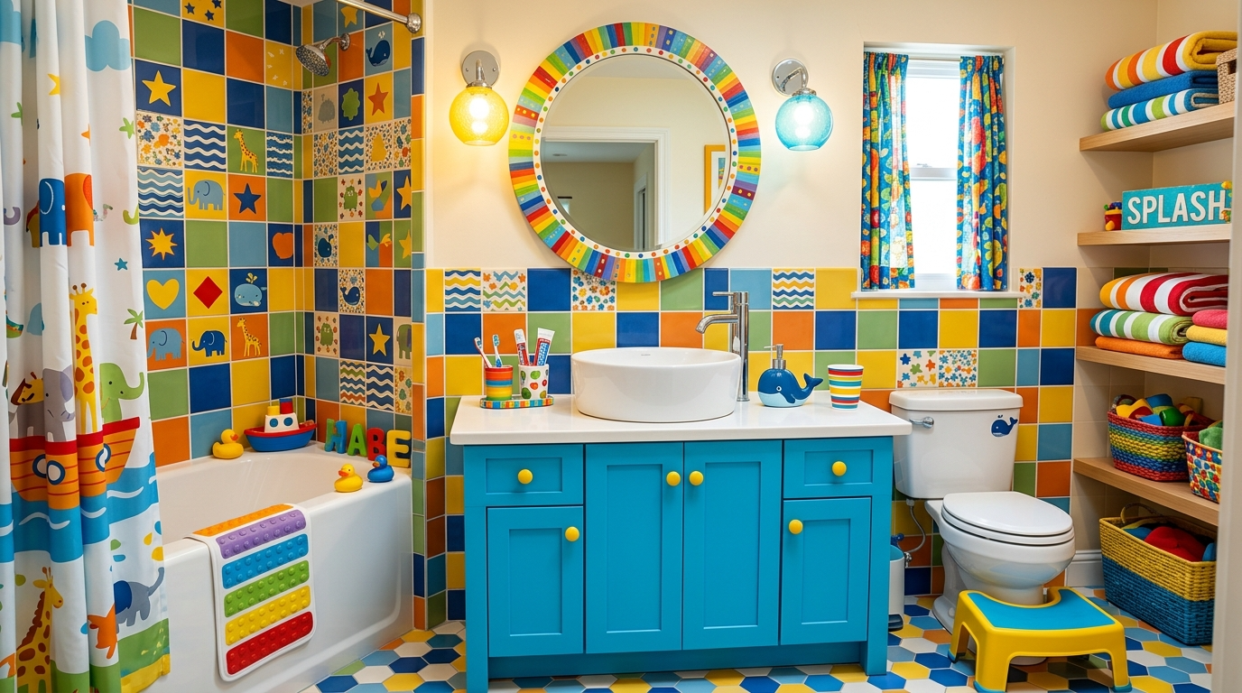 14 Fun Kids Bathroom Ideas for a Playful and Functional Space